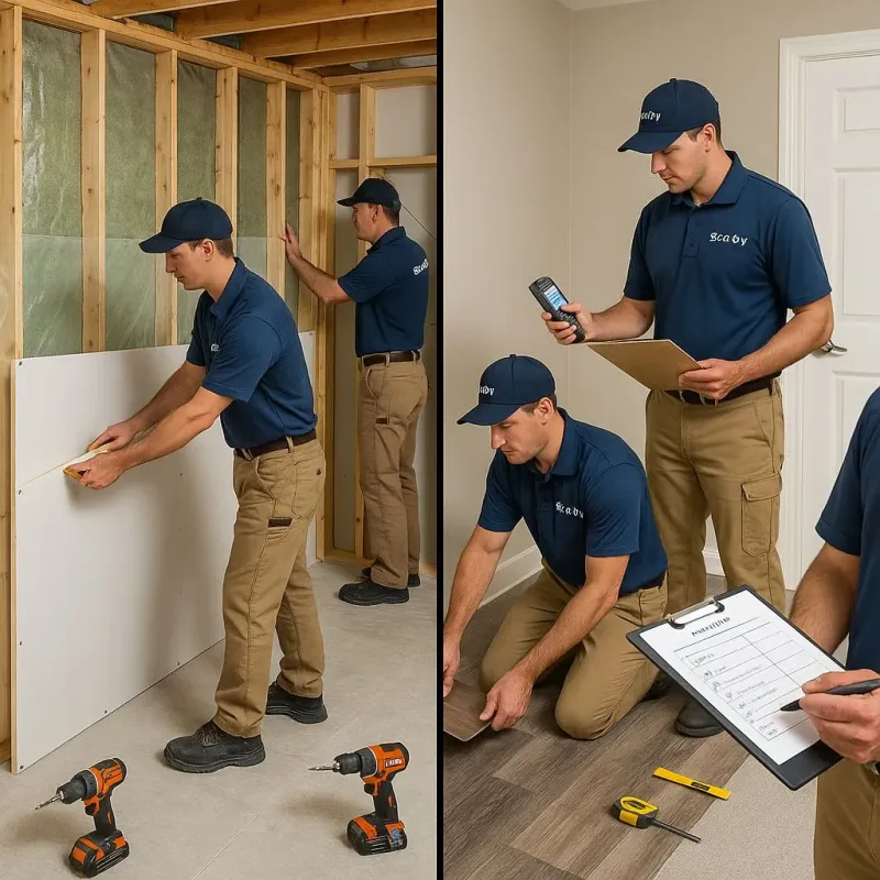 Repairs and Reconstruction process in Manchester, WI